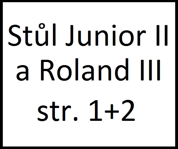 Montážní návod stůl Junior II a Roland III - str. 1+2
